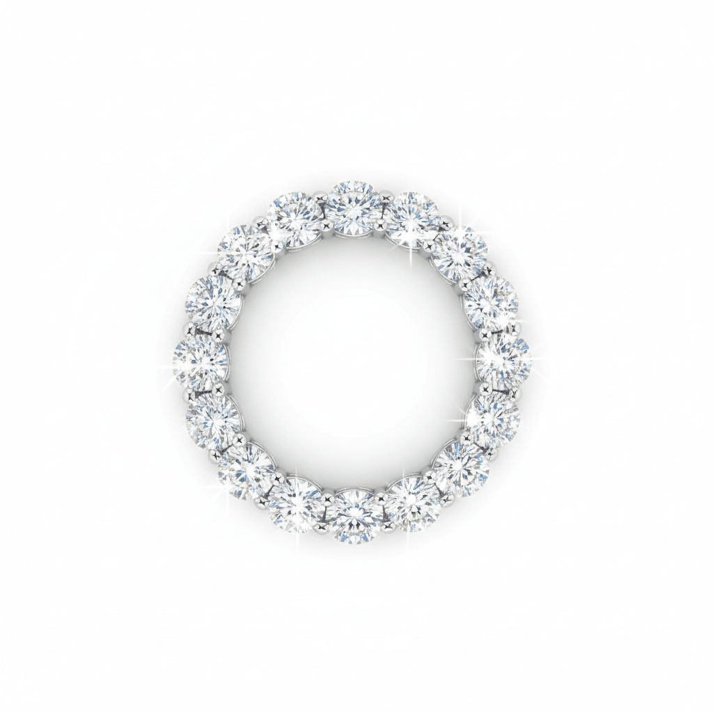 Aurora Eternity — Diamond Ring in Platinum - HD Studio