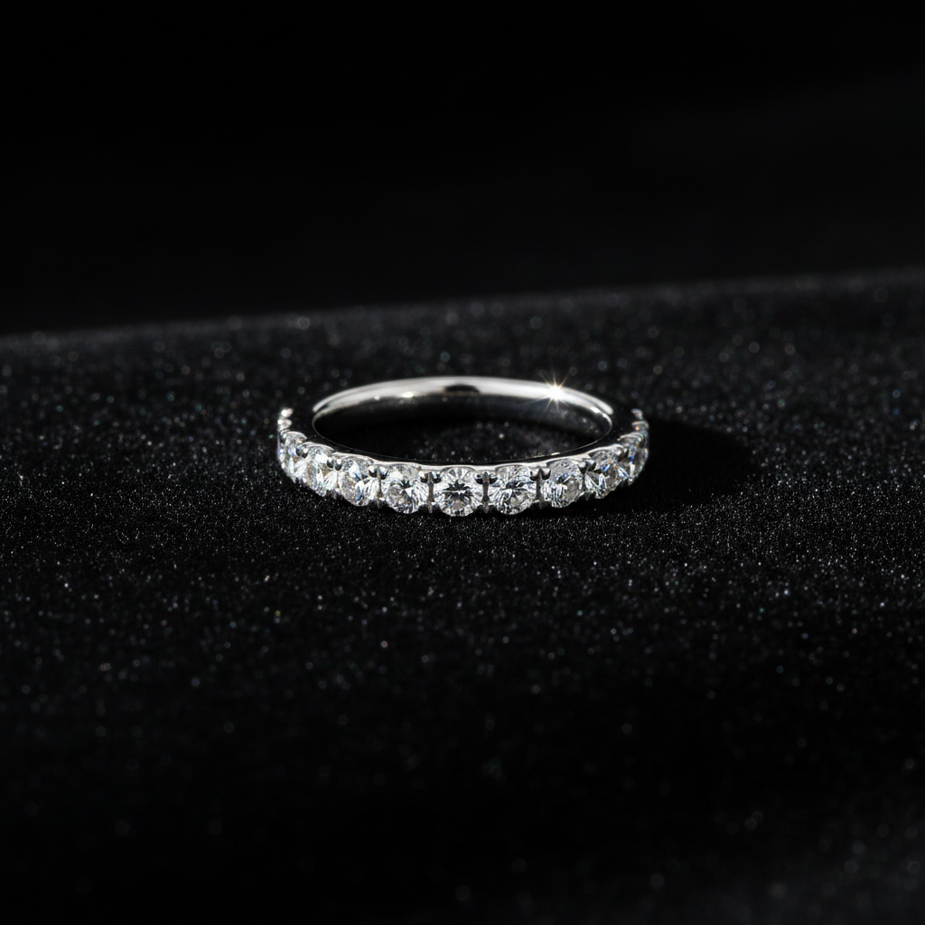 0.30ct Diamond Eternity Ring in 18ct White Gold — Editorial