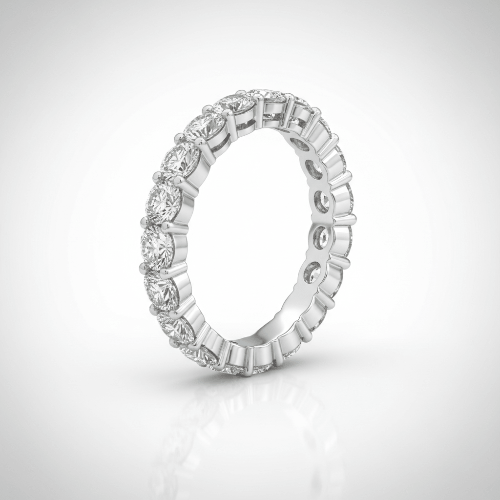 Aurora Eternity — Diamond Ring in Platinum - HD Studio