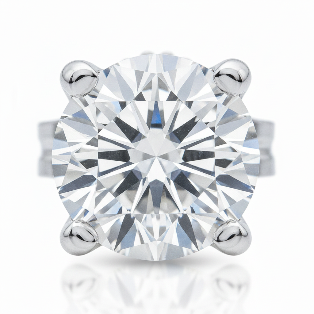 0.20ct Diamond Stud Earrings in 18ct White Gold — Macro