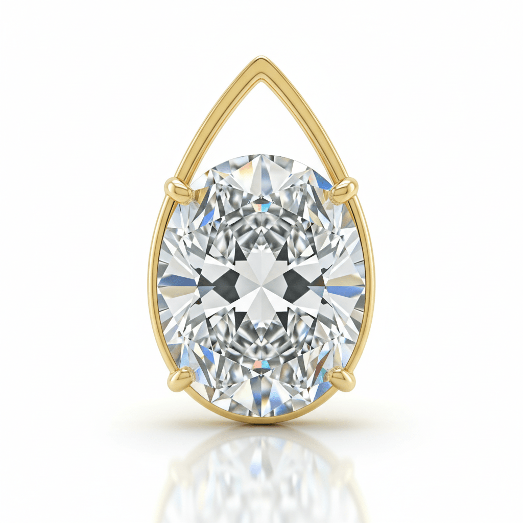 Soleil Drops — Lab-Grown Diamond Earrings in 18ct Yellow Gold - HD Studio