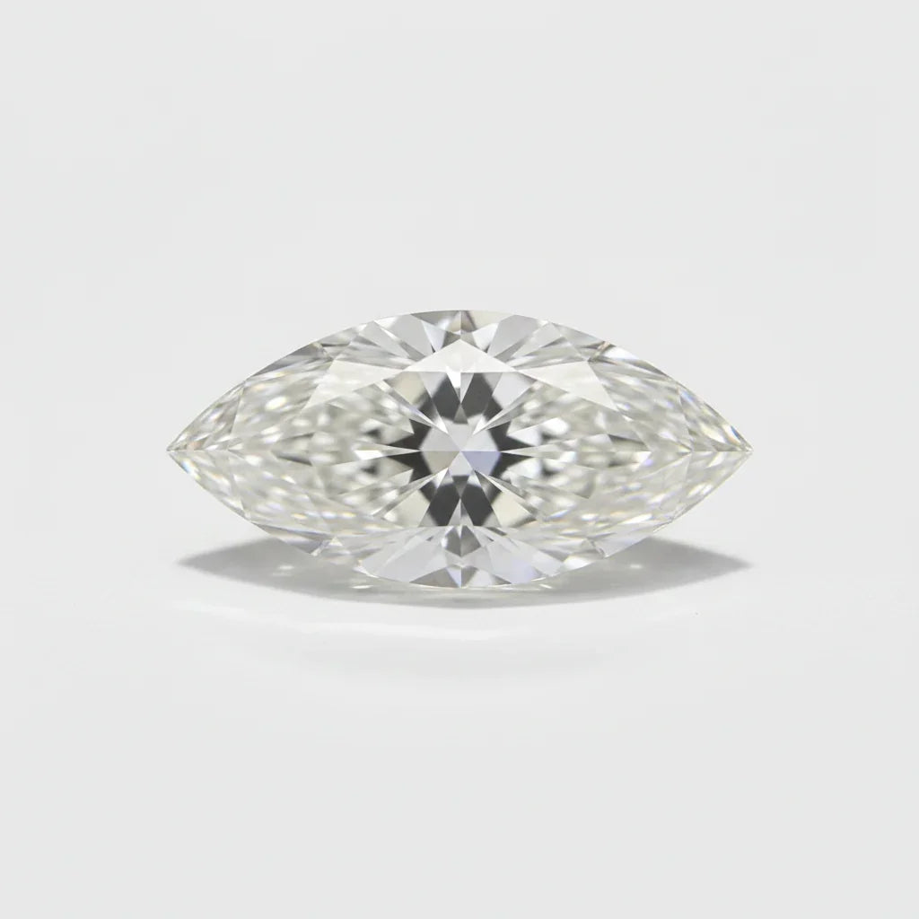 Sparkling marquise cut loose diamond, ideal for bespoke engagement rings and fine jewellery designs