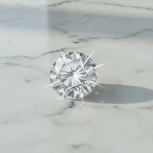 Nova Round Diamond – 45° Marble View