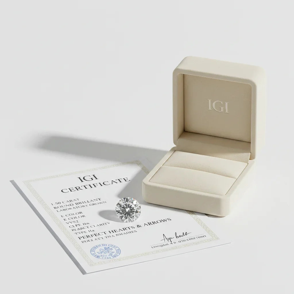 Nova Round Diamond – Box & Certificate