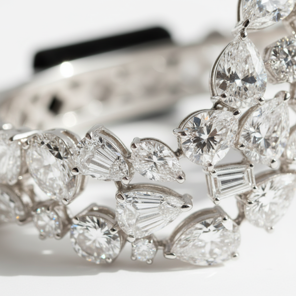 The Notting Hill Multi-Shape Diamond Bracelet — Macro