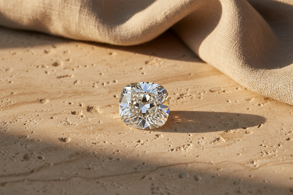 Zenith Cushion Cut Diamond – Lifestyle Scene